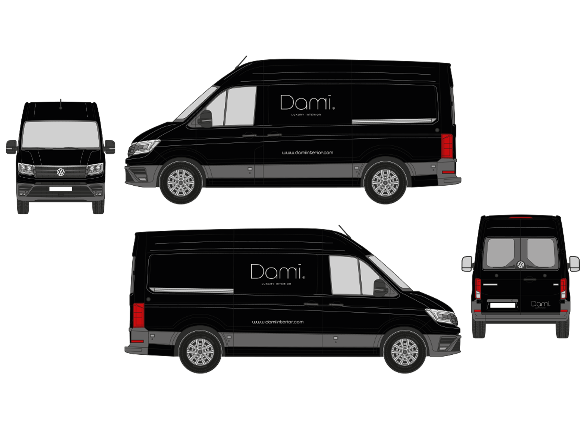Belettering Bus | Dami Luxury Interior